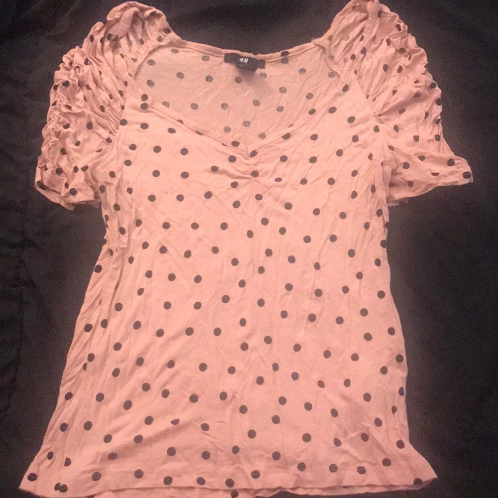 H&M Polka Dot Shirt Size Small